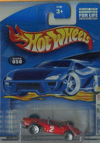 2001 Mattel HOT WHEELS --1st EDITIONS Ferrari 156 -- Car # 30 of 56 Coll. #50 -- MINT