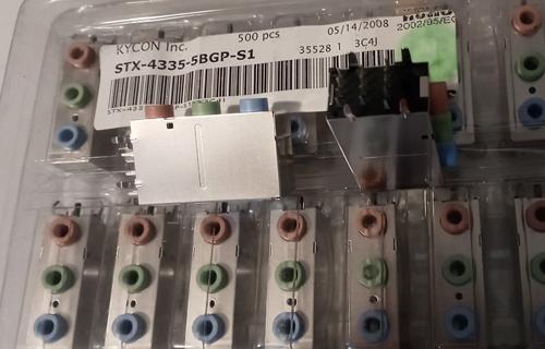 Lots of 50: Kycon STX-4335-5BGP-S1 Triple Stereo Jack Connectors