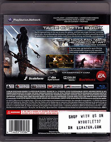 Mass Effect 3 - PlayStation 3, 2012 Video Game - Very Good