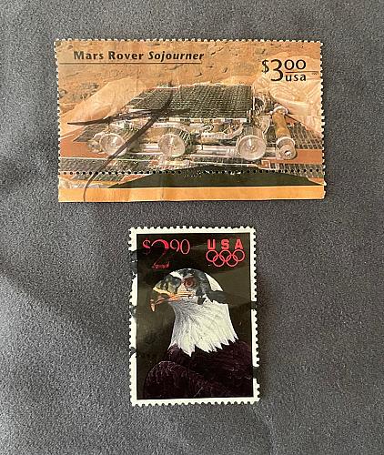 1997 $3 US Stamp, Mars Pathfinder