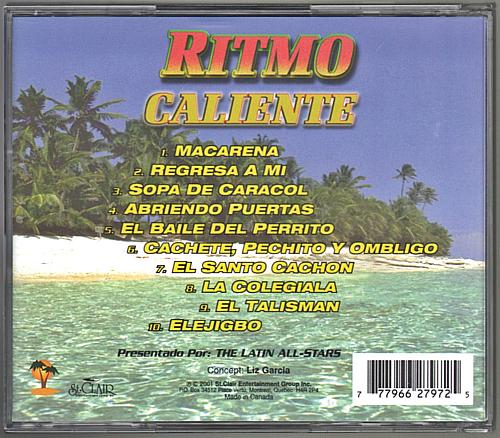 RITMO CALIENTE The Latin All-Stars USED CD