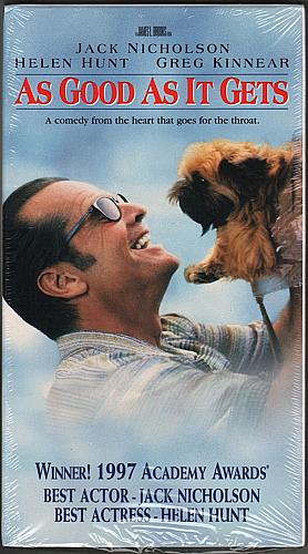 AS GOOD AS IT GETS Jack Nicholson Helen Hunt NEW VHS Video