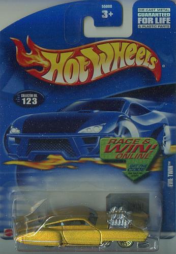 2002 Mattel HOT WHEELS - EVIL TWIN - Coll.# 123