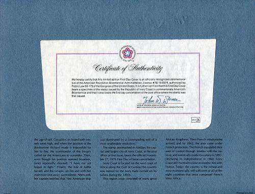 The American Revolution Bicentennial Collection # 6426