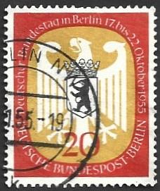 Germany Berlin Used Scott #9N117 Catalog Value $7.25