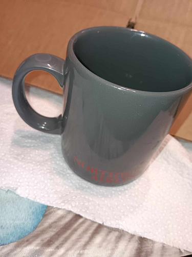 NORTHWEST AIRLINES EIGHT OUNCE GREY COFFEE MUG