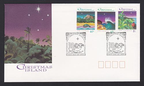 Christmas Island: 1993 Christmas FDC. Ref: S0511