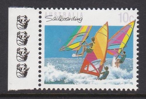 Australia: 1990 Sport - Sailboarding $0.10 MNH Stamp 4 Koalas Ref: S0584