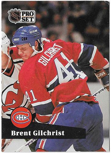 Brent Gilchrist - Montreal Canadiens - Pro Set French