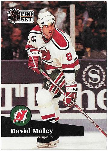 David Maley - New Jersey Devils - Pro Set French