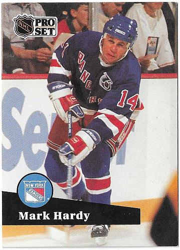 Mark Hardy - New York Rangers - Pro Set French