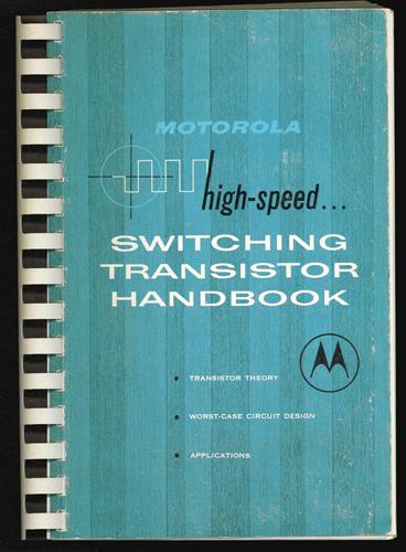 MOTOROLA high-speed SWITCHING TRANSISTOR HANDBOOK 1967 FREE Shipping