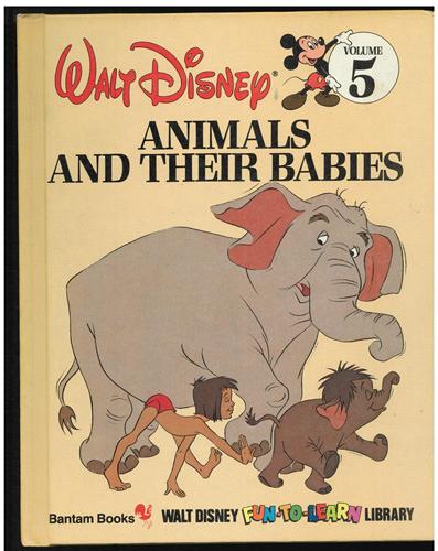 2: Walt Disney FUN-TO-LEARN HBs BIG LITTLE SAME DIFFERENT ANIMAL BABIES 1983 FREE Sh