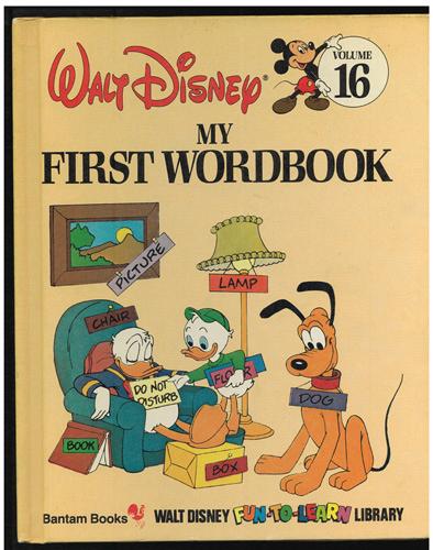 2: Walt Disney FUN-TO-LEARN HBs WORDBOOK RHYMES RIDDLES GAGS GIGGLES 1983 FREE Ship