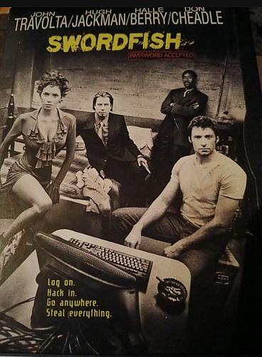 SWORDFISH- JOHN TRAVOLTA, HUGH JACKMAN, HALEE BERRY & DON GHEADIE- DVD