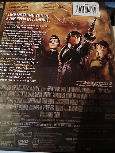 SKY CAPTAIN AND THE WORLD OF TOMORROW- SPECIAL EDITION- DVD