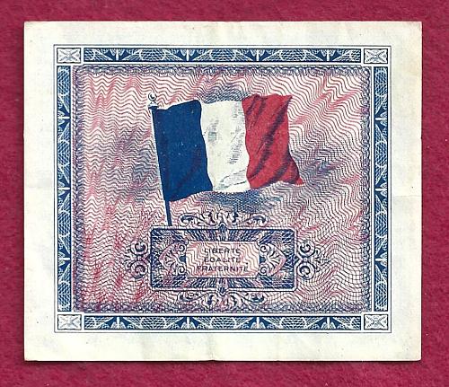 France 2 Francs 1944 Banknote 59719399 - Historical WWII Currency Occupation Money