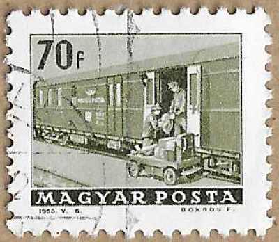 Railroad Mail Car 15886