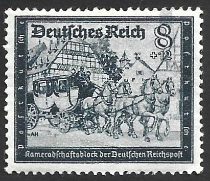 German Hinged Scott #B273 Catalog Value $.25