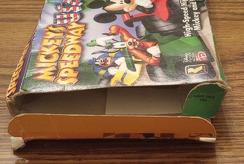 Disney Mickey's Speedway USA Nintendo N64 Game, Box, Manual FREE Shipping