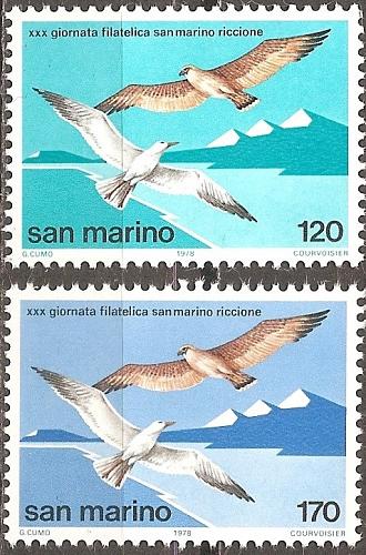 [SM0929] San Marino: Annual Stamp Day (1978) MNH Complete Set
