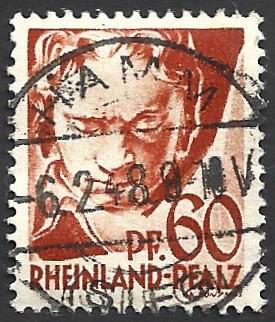 German Used Scott #6N12 Catalog Value $.30