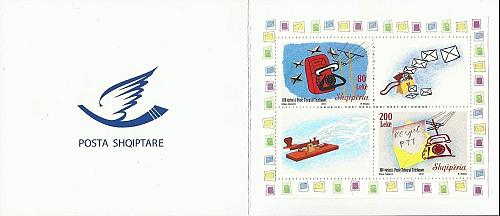 Albania 2012. 100-th Anniversary of Post-Telegraph-Telephones. Booklet MNH