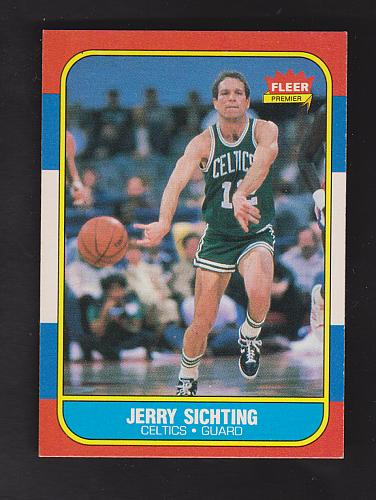1986 Fleer #101 Jerry Sichting Celtics NM-MT