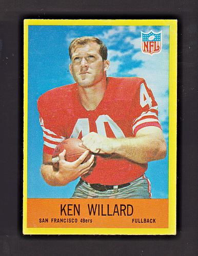 1967 Philadelphia Football #179 Ken Willard NM-MT