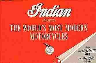 Indiano Scout 1944-1948 Parti List Moto Manuale per 1945 1946 1947 Servizio