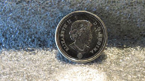 Canada 10 cents 10c Bluenose Schooner Colored Double-Dated 1921 2021 MS65+ D2
