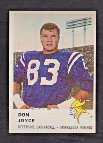 1961 Fleer Don Joyce #132 Rookie NM/MT