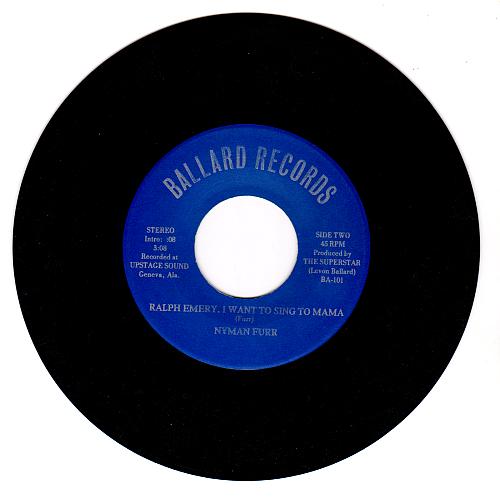 Rare Nyman Furr 45 Miss Whiskey/Ralph Emery I Want To Sing To Mama NM