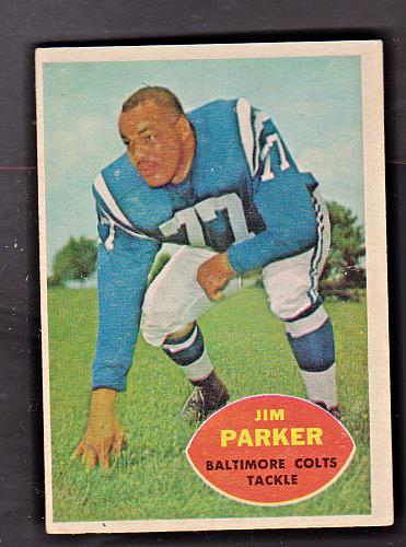 1960 Topps #5 Jim Parker Colts NM