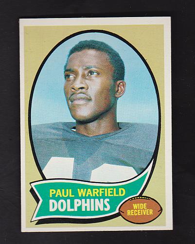 1970 Topps Paul Warfield #135 HOF Dolphins NM-MT