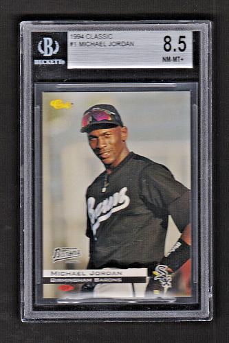 1994 Classic #1 Baseball Michael Jordan Beckett 8.5 NM-MT+