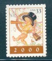 3369 33c Baby New Year Fine MNH