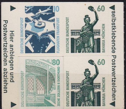 GERMANY BUND [1991] MiNr 1531 ex ( **/mnh ) [01] Sehensw&uuml;rdigkeiten H-Blatt