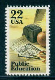 2159 22c Public Education Fine MNH