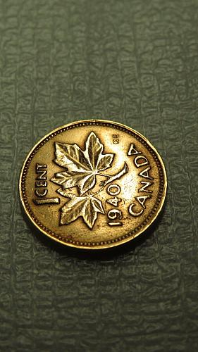 🇨🇦 1940 Canada 1 Cent 1c King George VI one cent Coin k1