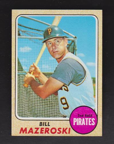 1968 Topps #390 Bill Mazeroski Pirates NM-MT
