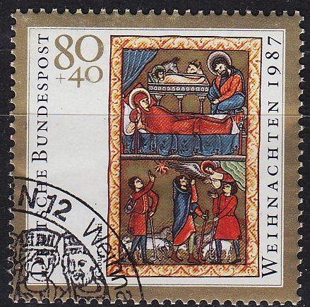GERMANY BUND [1987] MiNr 1346 ( O/used ) Weihnachten