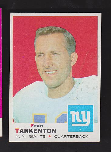 1969 Topps #150 Fran Tarkenton Vikings NM+