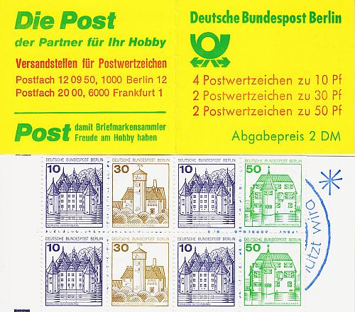 GERMANY BERLIN [Markenheft] MiNr 11 c ( **/mnh )