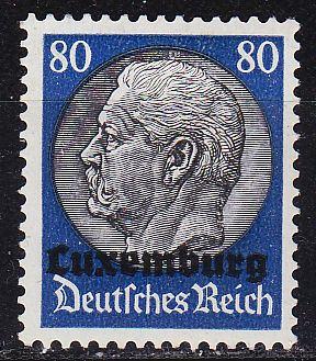 GERMANY REICH Besetzung [Luxemburg] MiNr 0015 ( */mh )