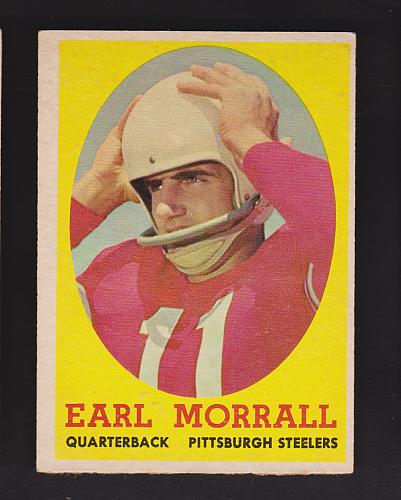 1958 Topps #57 Earl Morrall Steelers NM-
