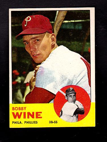 1963 Topps #71 Bobby Wine Rookie Phillies NM+