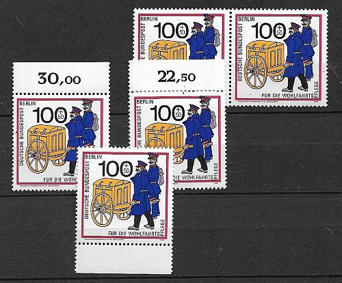 Germany BERLIN 1989 Mint mnh - WELFARE SET multiple