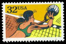 2961 32c Volleyball Fine MNH