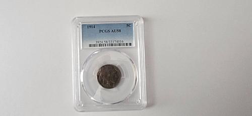 1914 Buffalo Nickel AU58 PCGS
